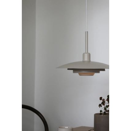 Markslöjd 108875 - Lustr na lanku PINY 1xE27/60W/230V pr. 35 cm béžová