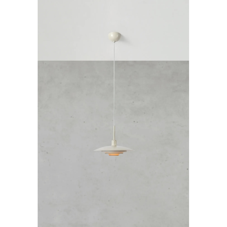Markslöjd 108875 - Lustr na lanku PINY 1xE27/60W/230V pr. 35 cm béžová
