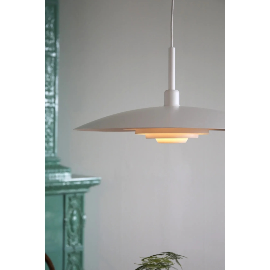 Markslöjd 108876 - Lustr na lanku PINY 1xE27/60W/230V pr. 57 cm bílá