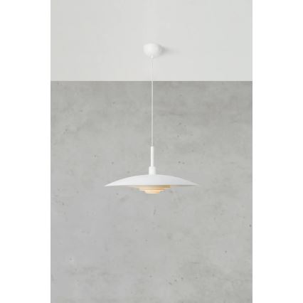 Markslöjd 108876 - Lustr na lanku PINY 1xE27/60W/230V pr. 57 cm bílá