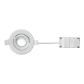 Markslöjd 108885 - LED Stmívatelné koupelnové podhledové svítidlo PLUTO LED/4,9W/230V CRI 90 IP44 bílá