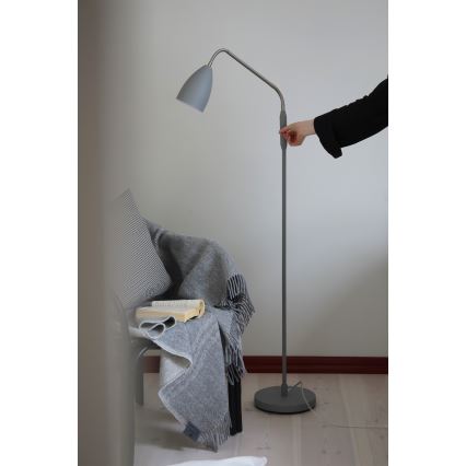 Markslöjd 108888 - LED Stmívatelná stojací lampa PATRO LED/4,9W/230V CRI 90 šedá