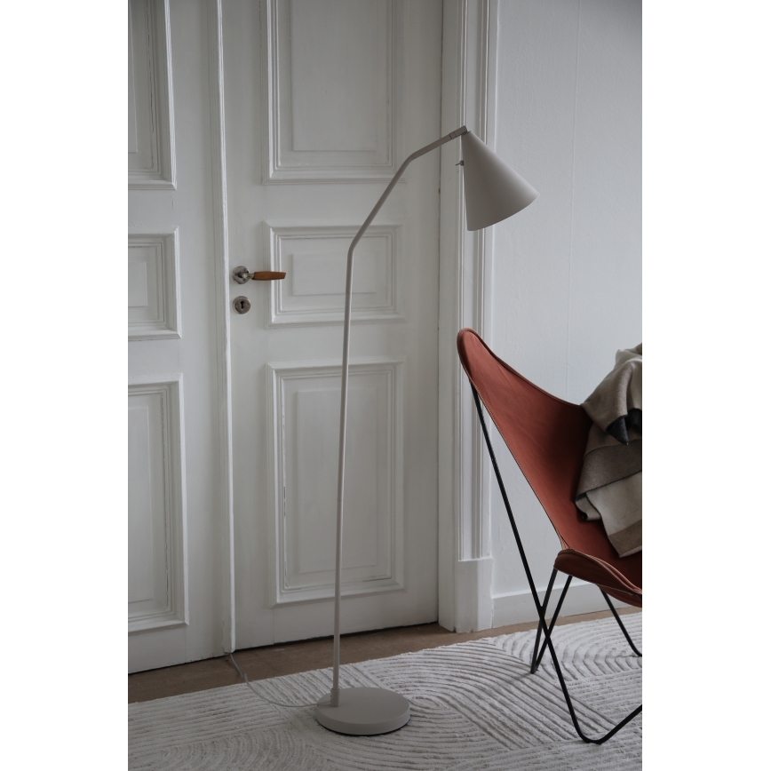 Markslöjd 108890 - LED Stmívatelná stojací lampa FUNIL LED/4,9W/230V CRI 90 béžová
