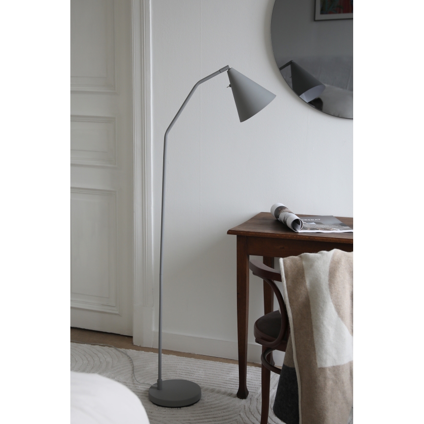 Markslöjd 108891 - LED Stmívatelná stojací lampa FUNIL LED/4,9W/230V CRI 90 šedá
