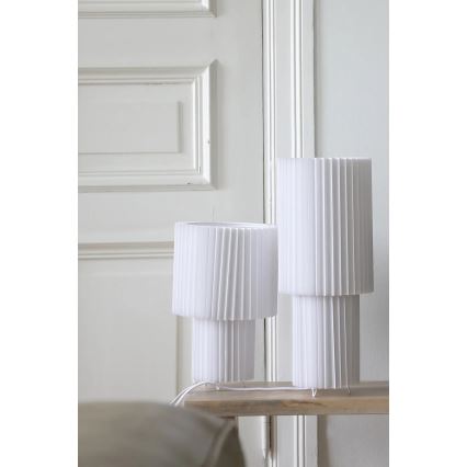 Markslöjd 108895 - Stolní lampa CATIS 1xE27/60W/230V 32 cm bílá