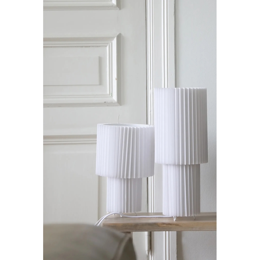 Markslöjd 108895 - Stolní lampa CATIS 1xE27/60W/230V 32 cm bílá