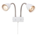Markslöjd 108900 - Nástěnné bodové svítidlo CIRO 2xGU10/7W/230V bílá