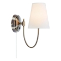 Markslöjd 108908 - Nástěnná lampa AMAR 1xE14/40W/230V bílá/mosaz
