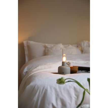 Markslöjd 108921 - LED Stmívatelná venkovní nabíjecí stolní lampa ASTRID LED/2W/1200 mAh IP44 šedá