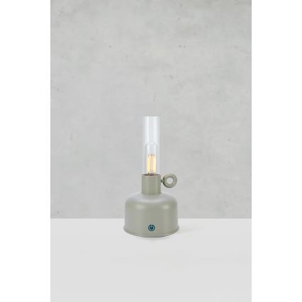 Markslöjd 108921 - LED Stmívatelná venkovní nabíjecí stolní lampa ASTRID LED/2W/1200 mAh IP44 šedá