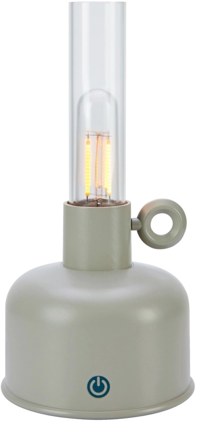Markslöjd 108921 - LED Stmívatelná venkovní nabíjecí stolní lampa ASTRID LED/2W/1200 mAh IP44 šedá