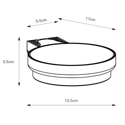 Markslöjd 108952 - LED Stmívatelné solární nástěnné svítidlo FRAME LED/2W/3,7V 4000 mAh IP44 černá