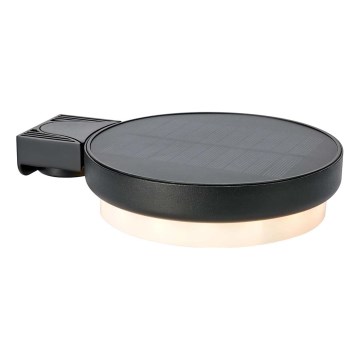 Markslöjd 108952 - LED Stmívatelné solární nástěnné svítidlo FRAME LED/2W/3,7V 4000 mAh IP44 černá