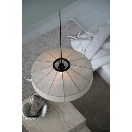 Markslöjd 108955 - Lustr na lanku ALIA 1xE27/60W/230V pr. 57 cm krémová/černá