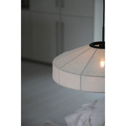 Markslöjd 108955 - Lustr na lanku ALIA 1xE27/60W/230V pr. 57 cm krémová/černá