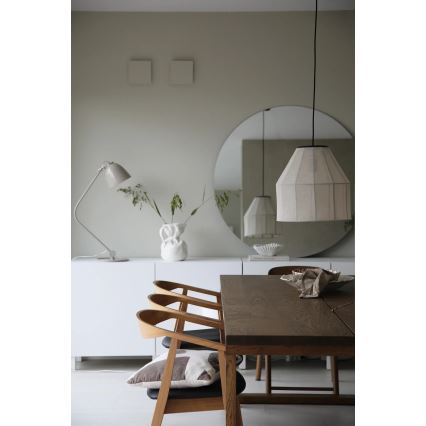 Markslöjd 108956 - Lustr na lanku AIKO 1xE27/60W/230V pr. 37 cm krémová/černá