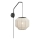 Markslöjd 108957 - Nástěnná lampa ASUKA 1xE27/60W/230V krémová/černá