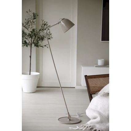 Markslöjd 108966 - Stojací lampa TILT 1xE27/60W/230V šedá
