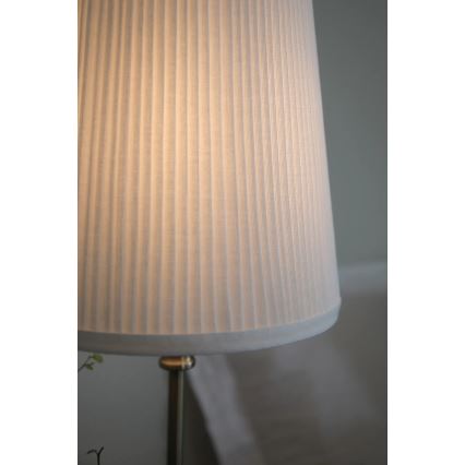 Markslöjd 108969 - Stolní lampa NOBLE 1xE14/40W/230V 56 cm bílá/mosaz