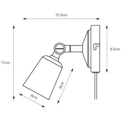 Markslöjd 108979 - Nástěnné bodové svítidlo TINY 1xGU10/7W/230V lesklý chrom