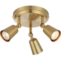 Markslöjd 108980 - Bodové svítidlo TINY 3xGU10/7W/230V mosaz