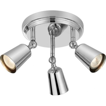 Markslöjd 108981 - Bodové svítidlo TINY 3xGU10/7W/230V lesklý chrom