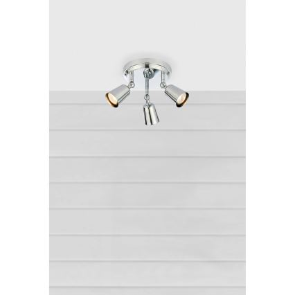 Markslöjd 108981 - Bodové svítidlo TINY 3xGU10/7W/230V lesklý chrom