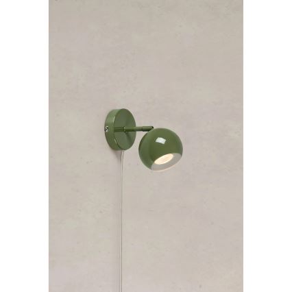 Markslöjd 108985 - Nástěnné bodové svítidlo POP 1xGU10/7W/230V zelená