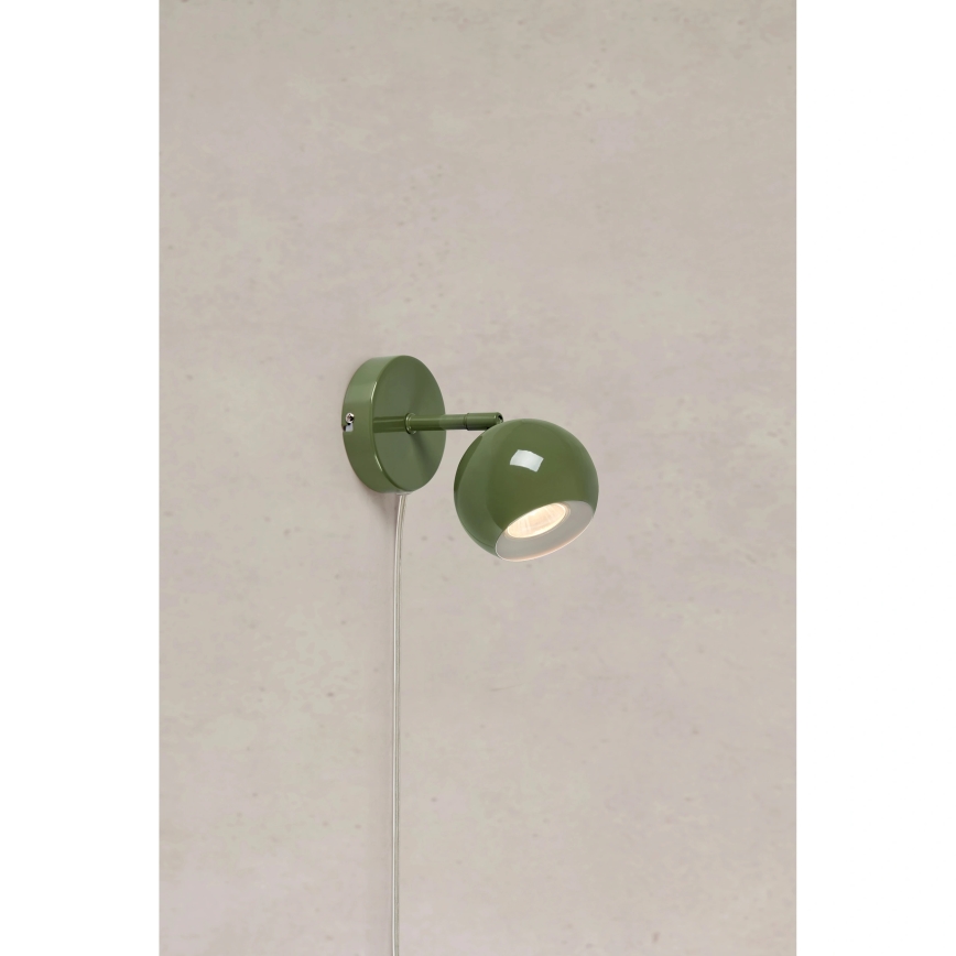 Markslöjd 108985 - Nástěnné bodové svítidlo POP 1xGU10/7W/230V zelená