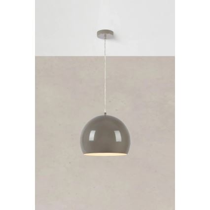 Markslöjd 108986 - Lustr na lanku POP 1xE27/40W/230V pr. 28 cm šedá