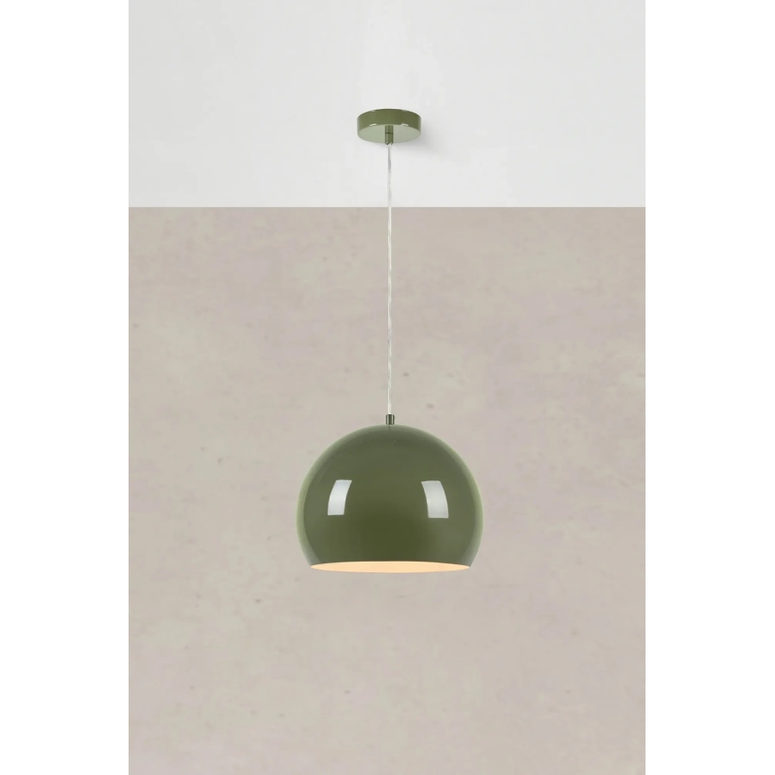 Markslöjd 108988 - Lustr na lanku POP 1xE27/40W/230V pr. 28 cm zelená