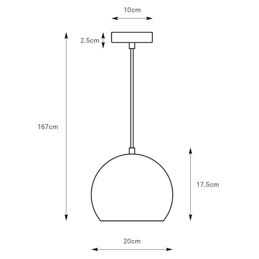 Markslöjd 108989 - Lustr na lanku POP 1xGU10/7W/230V pr. 20 cm šedá