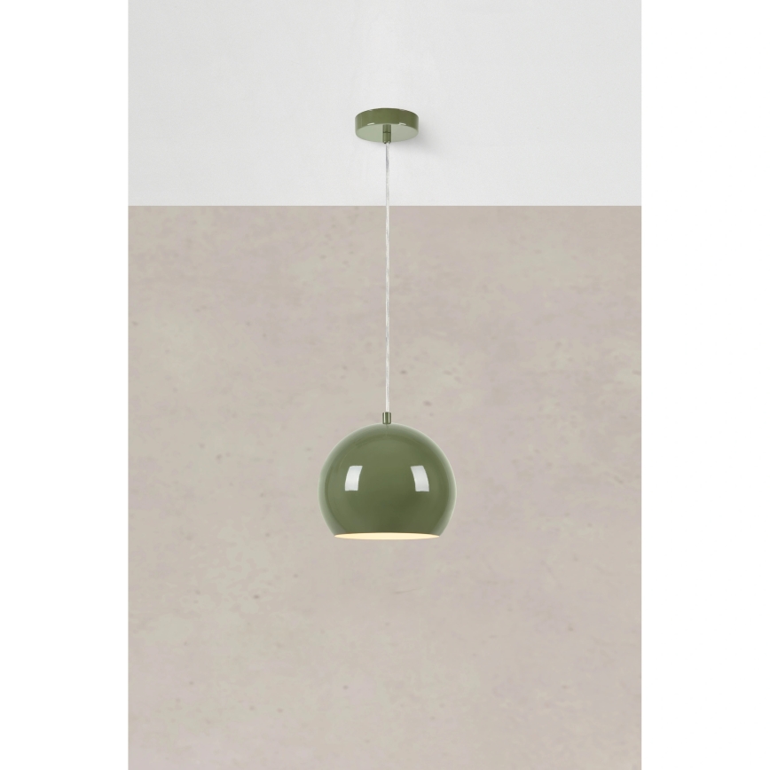 Markslöjd 108991 - Lustr na lanku POP 1xGU10/7W/230V pr. 20 cm zelená