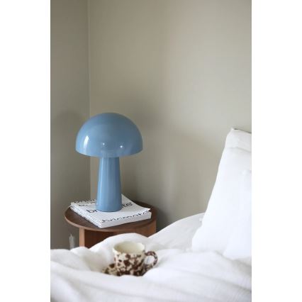 Markslöjd 108994 - Stolní lampa MANTAR 1xE14/40W/230V modrá