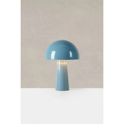 Markslöjd 108994 - Stolní lampa MANTAR 1xE14/40W/230V modrá