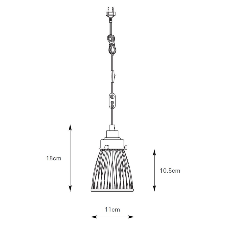 Markslöjd 109009 - Lustr na lanku BELLIS 1xE14/40W/230V matný chrom