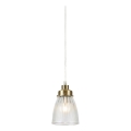 Markslöjd 109010 - Lustr na lanku BELLIS 1xE14/40W/230V mosaz