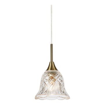 Markslöjd 109011 - Lustr na lanku LUNA 1xE14/40W/230V mosaz