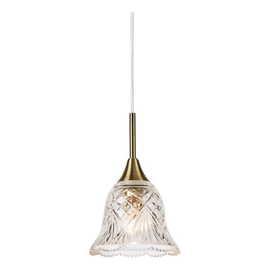 Markslöjd 109011 - Lustr na lanku LUNA 1xE14/40W/230V mosaz