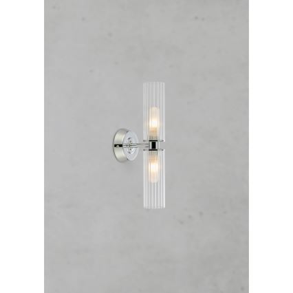 Markslöjd 109027 - Koupelnová nástěnná lampa RIMINI 2xG9/20W/230V IP44 lesklý chrom