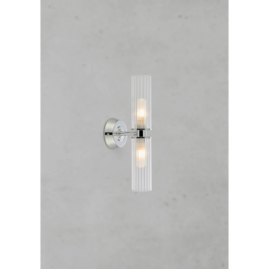 Markslöjd 109027 - Koupelnová nástěnná lampa RIMINI 2xG9/20W/230V IP44 lesklý chrom