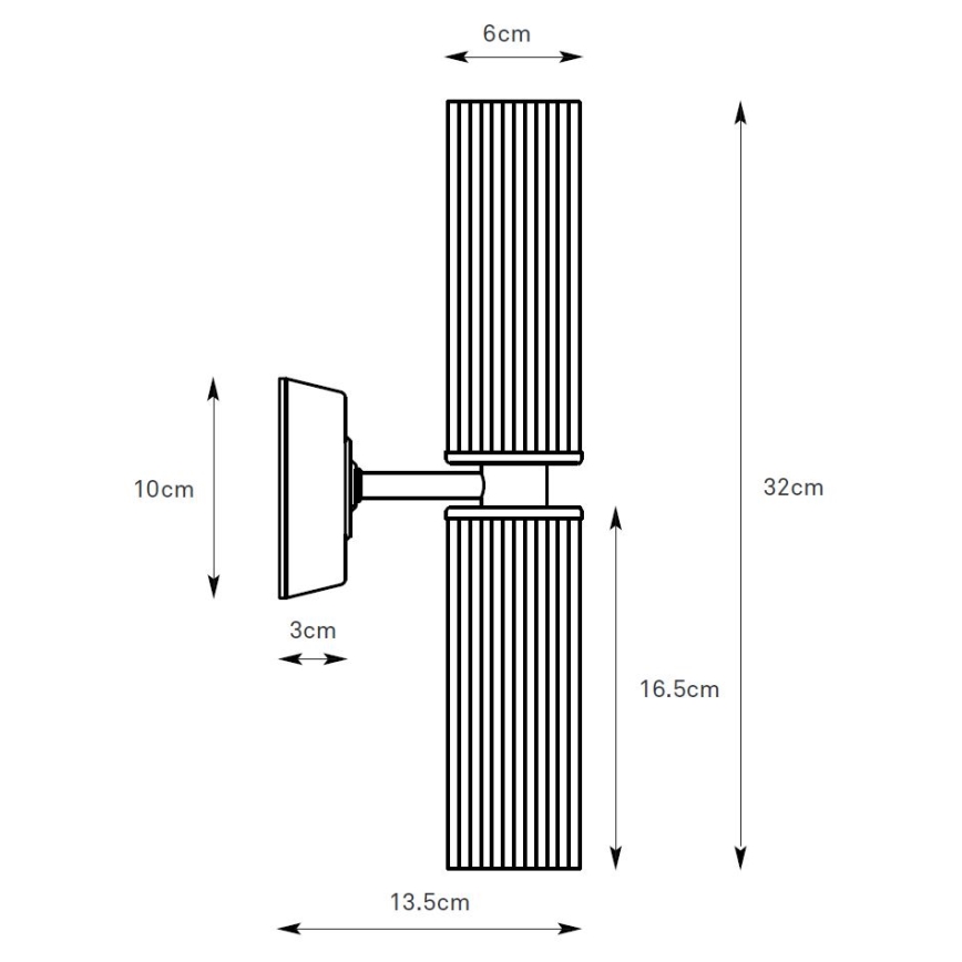 Markslöjd 109027 - Koupelnová nástěnná lampa RIMINI 2xG9/20W/230V IP44 lesklý chrom