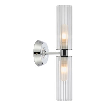 Markslöjd 109027 - Koupelnová nástěnná lampa RIMINI 2xG9/20W/230V IP44 lesklý chrom