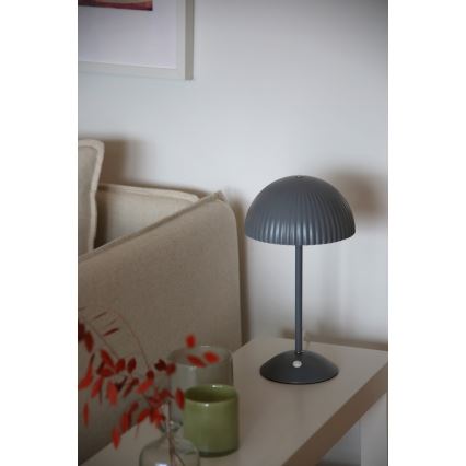 Markslöjd 109139 - Stolní lampa ZIN 2xG9/20W/230V šedá