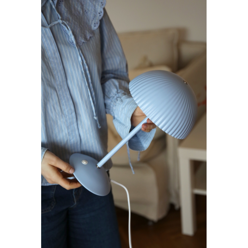 Markslöjd 109140 - Stolní lampa ZIN 2xG9/20W/230V modrá