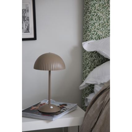 Markslöjd 109141 - Stolní lampa ZIN 2xG9/20W/230V béžová
