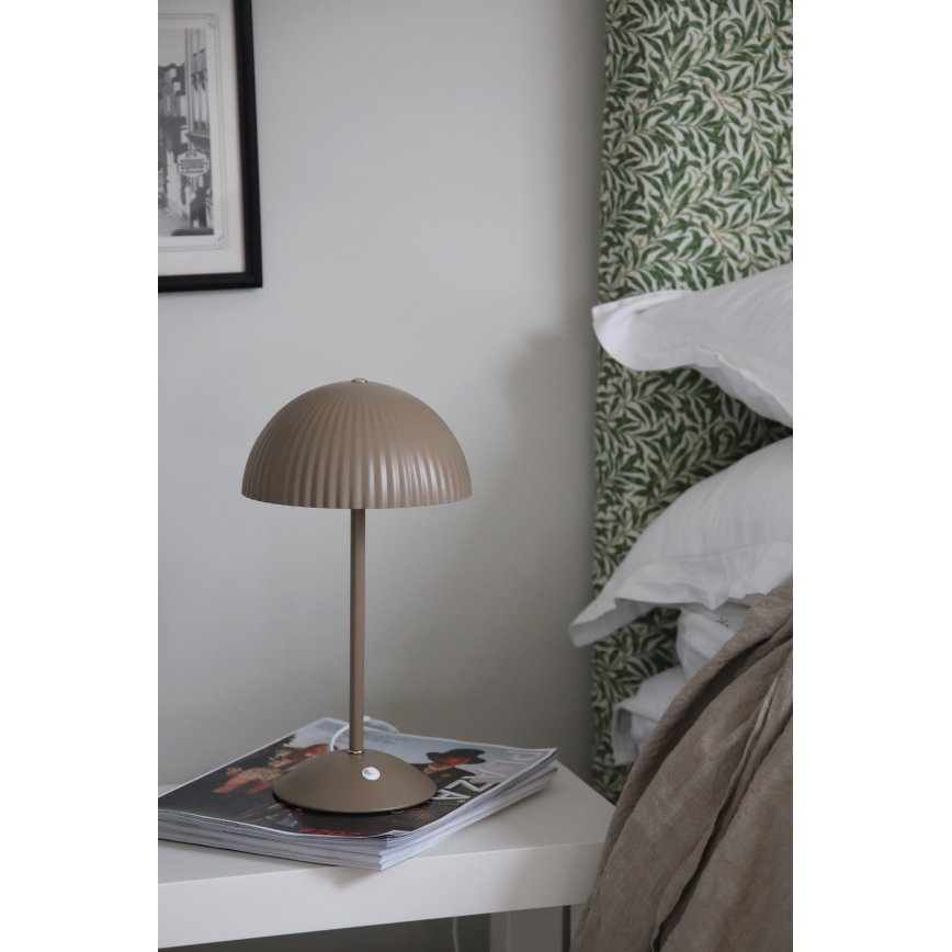 Markslöjd 109141 - Stolní lampa ZIN 2xG9/20W/230V béžová