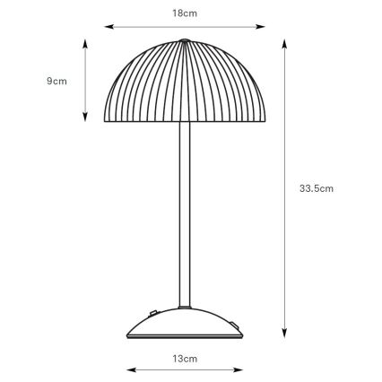 Markslöjd 109143 - Stolní lampa ZIN 2xG9/20W/230V zelená