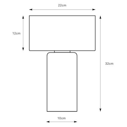 Markslöjd 109144 - Stolní lampa CORIN 1xE27/60W/230V lesklý chrom