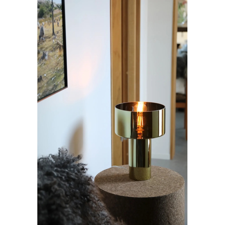 Markslöjd 109145 - Stolní lampa CORIN 1xE27/60W/230V zlatá